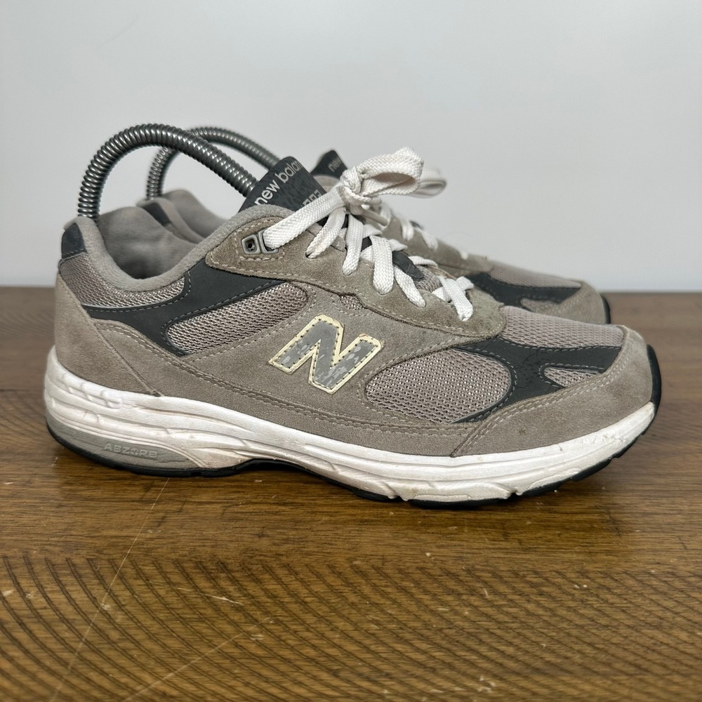 New Balance Shoes Kids 6 Gray 993 Heritage Running Suede Mesh Lifestyle Sneakers